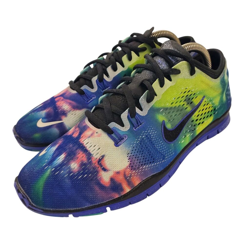 NIKE Shoes FREE TR FIT 4 Womens Size 10 Black Purple Running Sneaker 629832-054